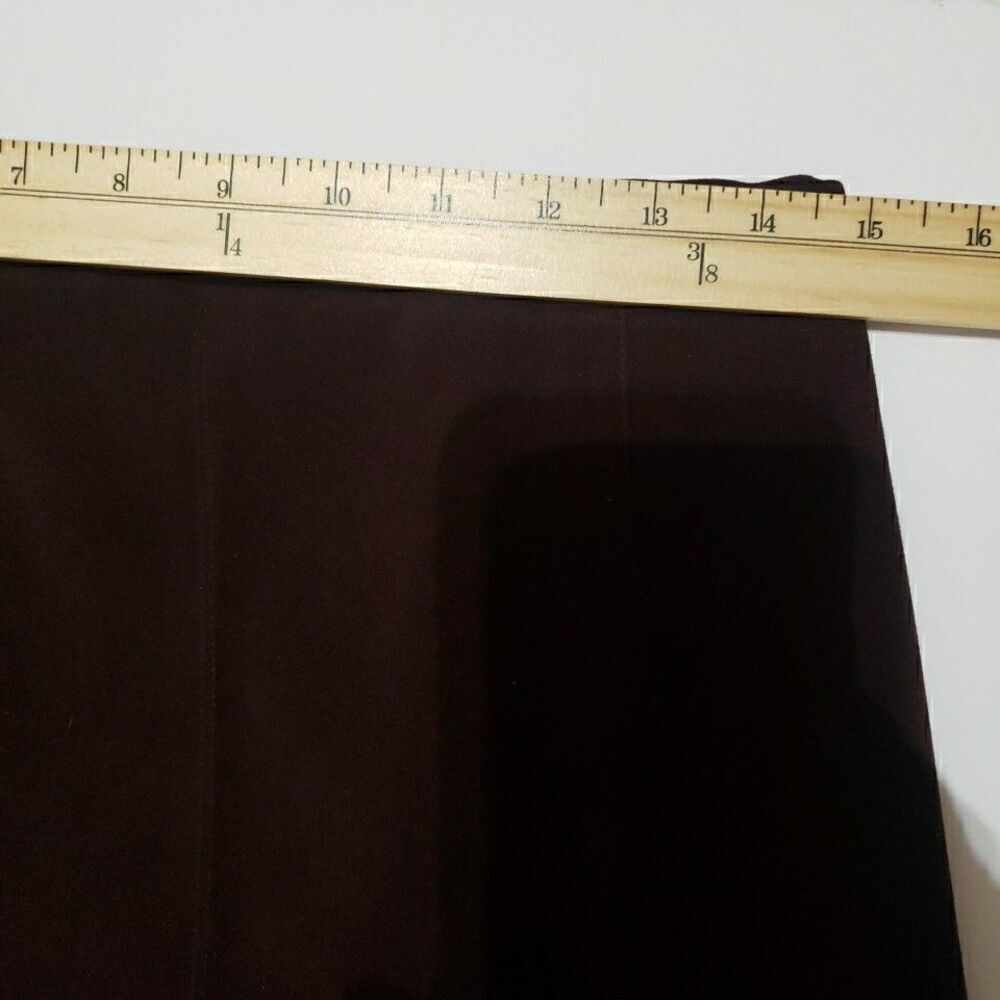 Norton Studio Skirt Size 12 Maxi Long Stretch Burgundy Microfiber - Picture 8 of 10